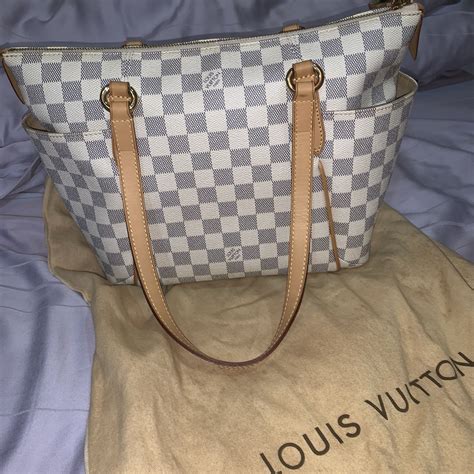 white mini louis vuitton bag|Louis Vuitton white checkered bag.